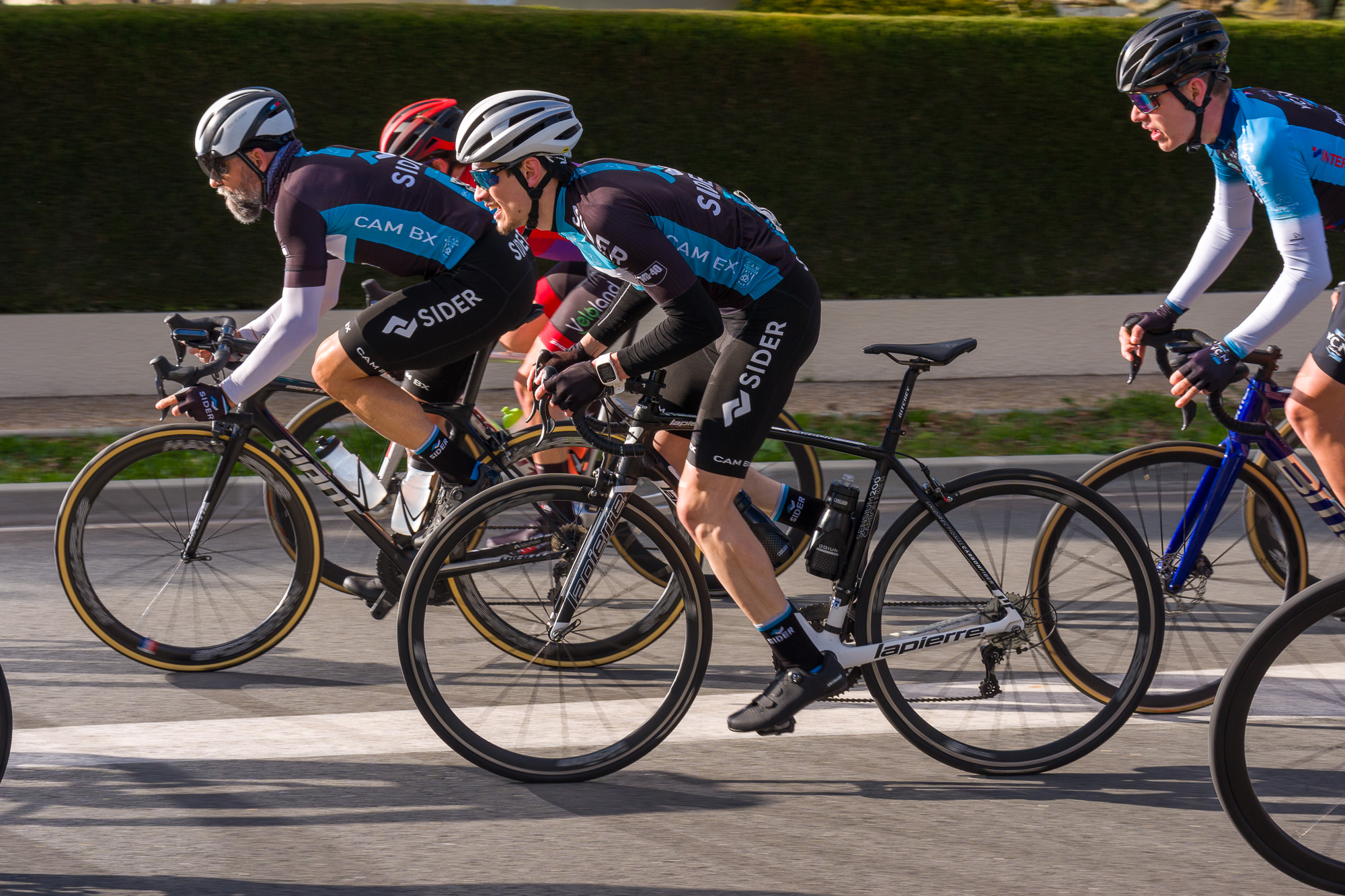 Le TEAM SIDER CAM BORDEAUX en course à Saint-Aubin De Médoc