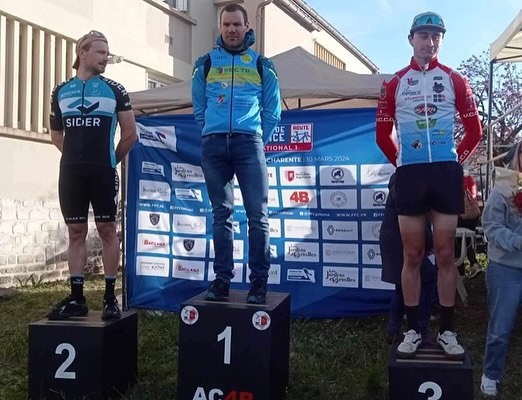 Podium Julien Halary à Barbezieux