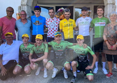 Photo du Podium Complet du Tour du Pays d'Orthe 2024