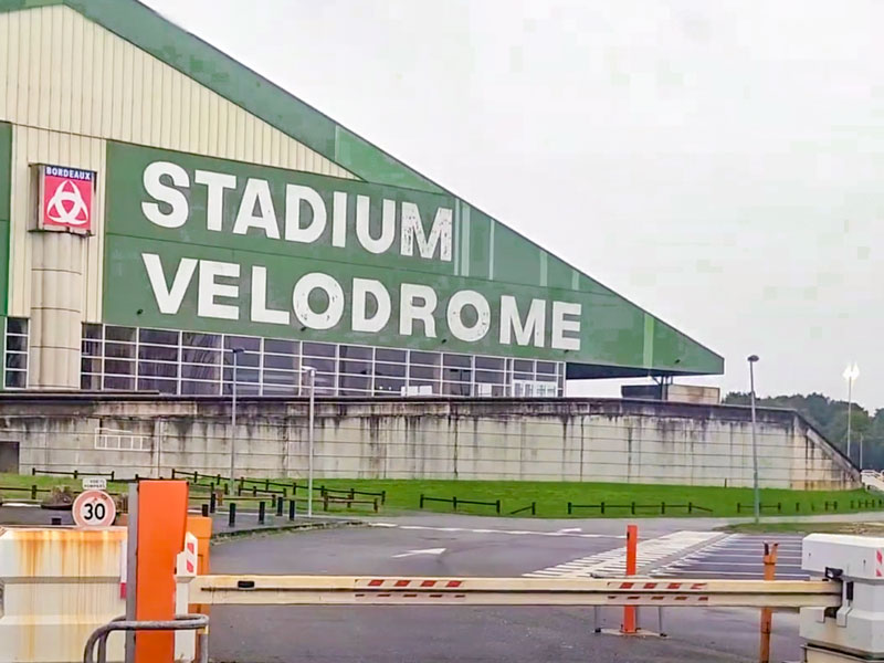 Vélodorme de Bordeaux, entrée extérieure du site.